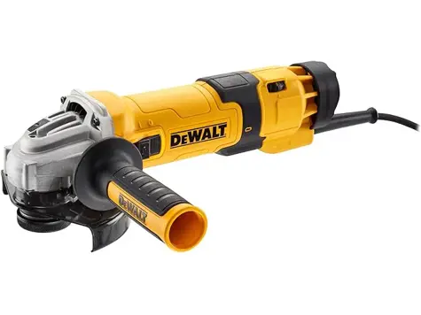 DEWALT DWE4257-QS - Mini-Amoladora 125mm, 1500W, 10000 rpm, Protección Re-arranque