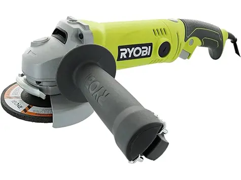 Ryobi AG454 - Amoladora de ángulo con cable 7,5A 120V 11,000 rpm