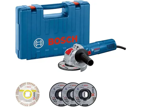 Bosch GWX 750-125 - Amoladora 750W, X-LOCK, Ø 125 mm, set 5 discos - Amazon