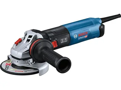 Bosch GWS 17-125 S INOX - Amoladora angular (1700W, Ø 125 mm, vel. regulable)