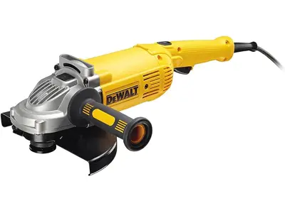 DeWalt DWE492-QS, Amoladora 2.200W, Disco 230mm, 6.500 rpm, Empuñadura 2 posiciones, Bloqueo eje.