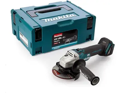 Makita DGA504ZJ1-125 mm 18V Amoladora Angular Sin Escobillas - Con Maletín Makpac